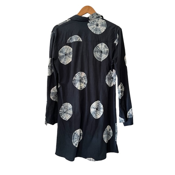 Samantha Sung Tie Casual Button Down Collared Dress - Picture 2 of 7